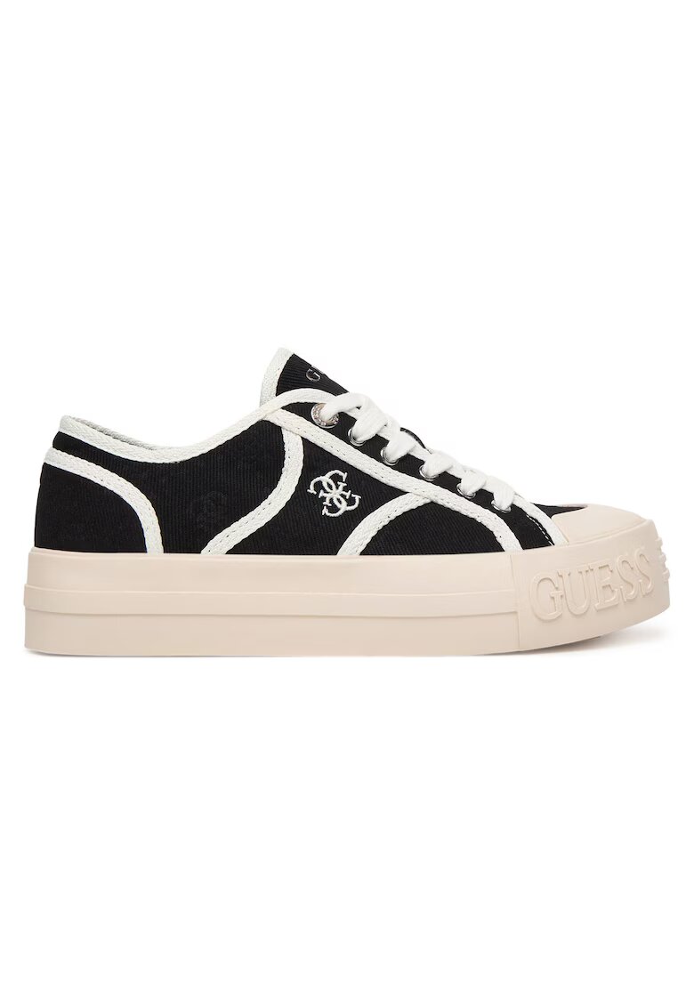 Guess Tenisi dama - FLPISS FAL12 - negru - textil