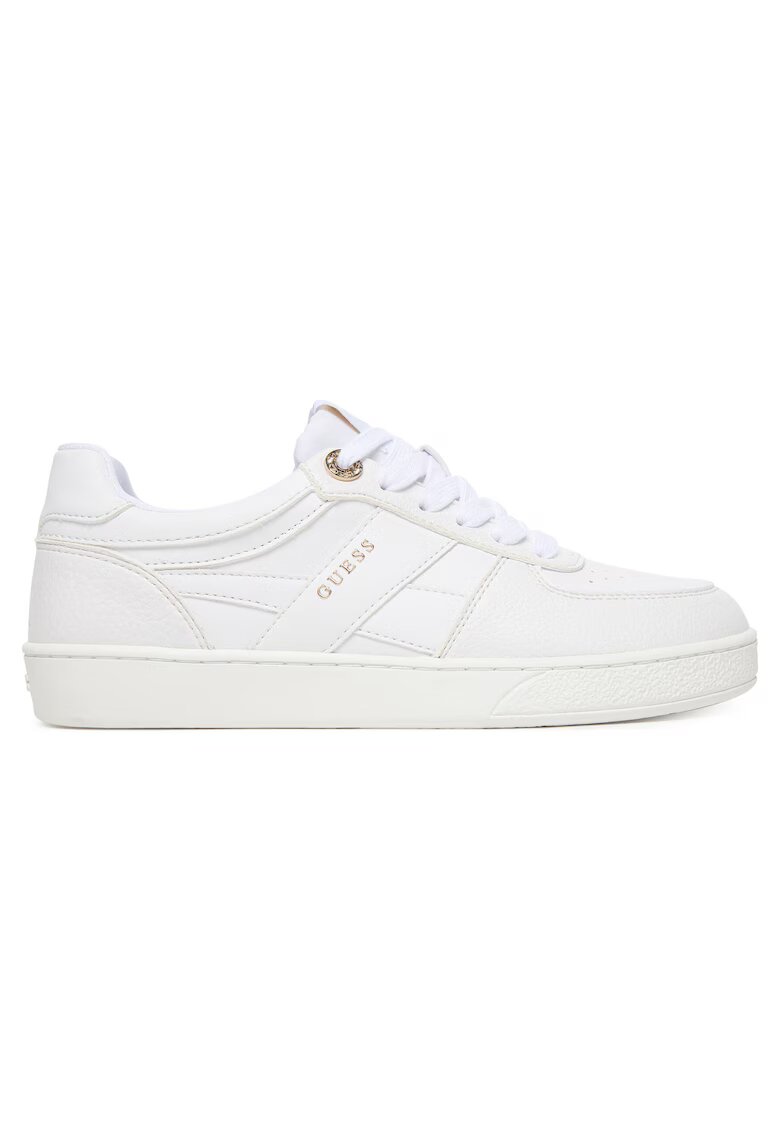 Guess Tenisi dama FLPNAM ELE12 - piele ecologica - alb