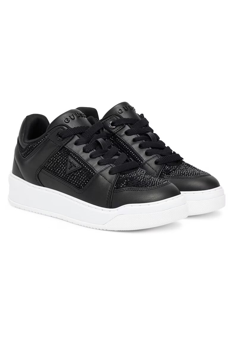 Guess Tenisi dama FLTDL2 LEA12 - piele ecologica - negru