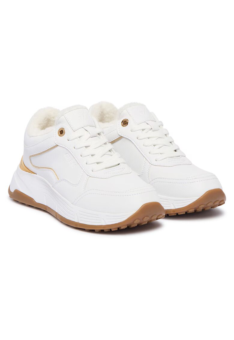 Guess Tenisi dama WHIPL FLFRRE ELE12 - piele ecologica - alb