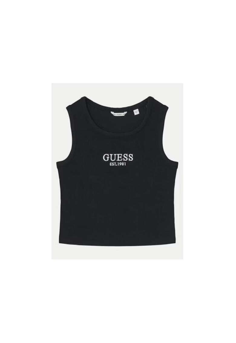 Guess Top cu decolteu rotund 00
