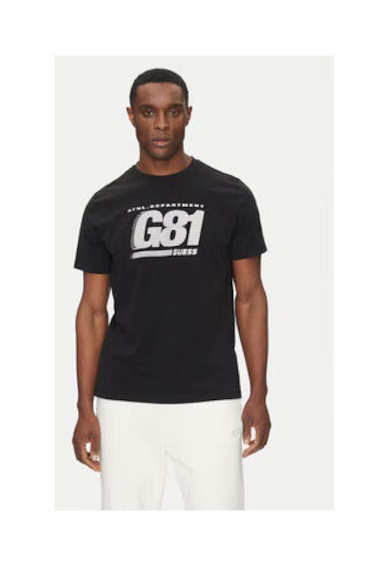 Guess Tricou barbatesc - cu imprimeu grafic