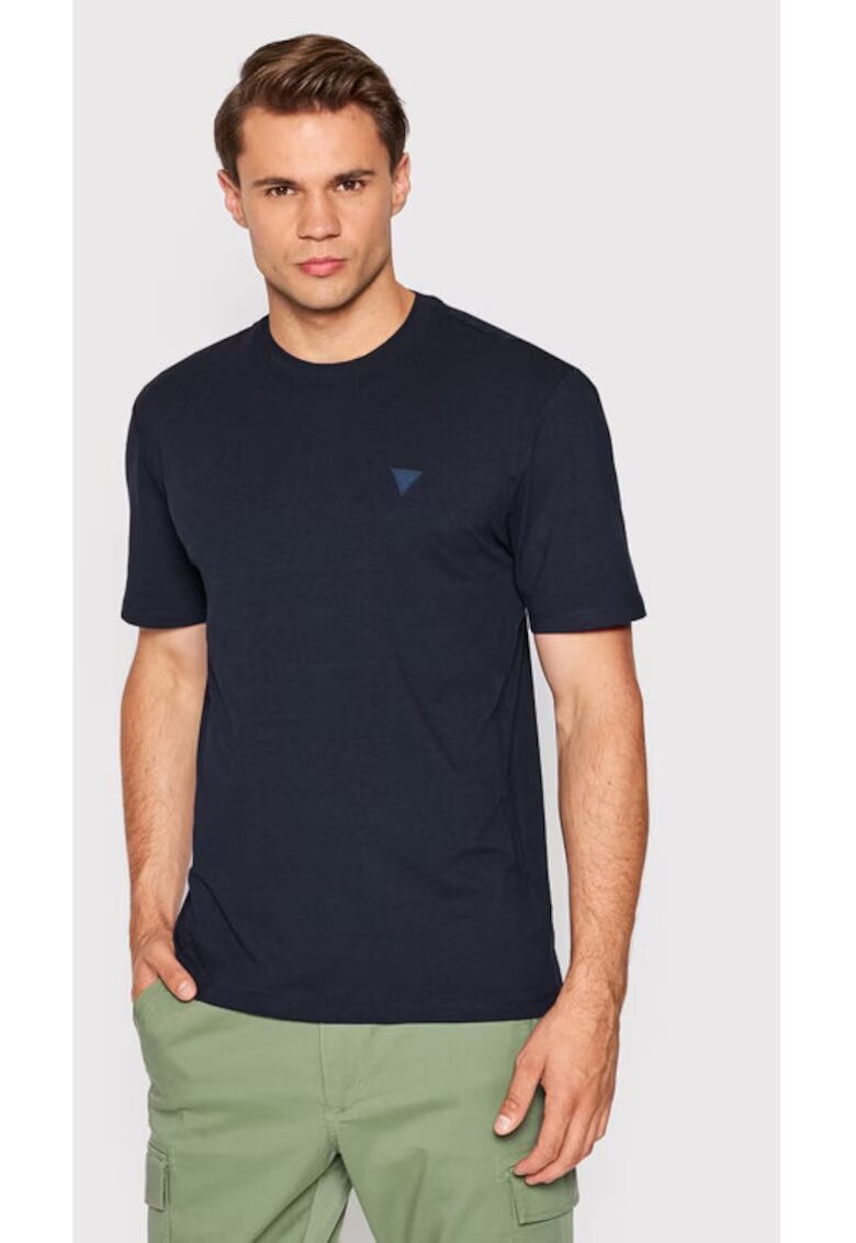 Guess Tricou barbati - 777275 - Bleumarin - Bumbac