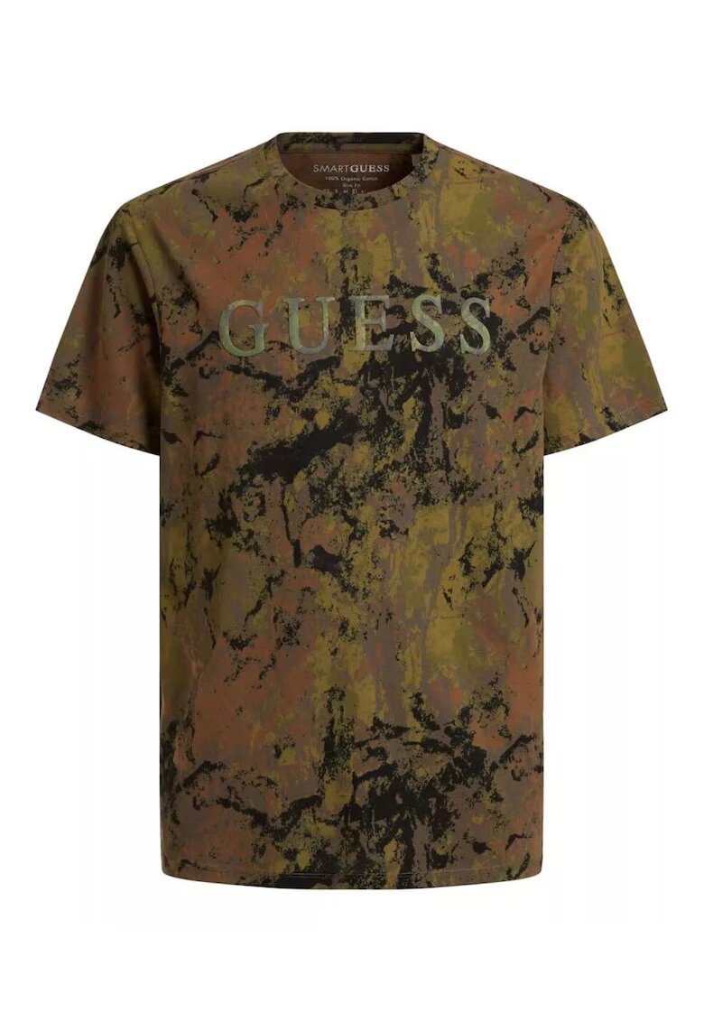 Guess Tricou barbati Bumbac - Multicolor - Multicolor