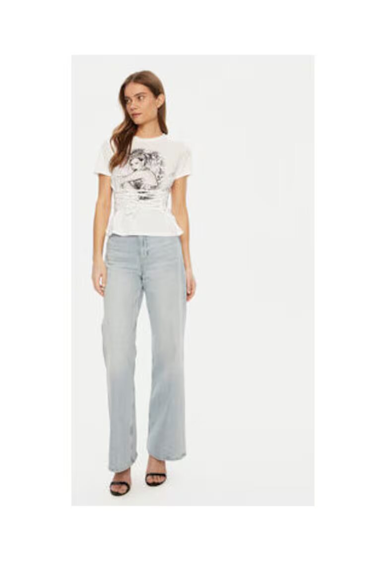 Guess Tricou Cu Grafic Print