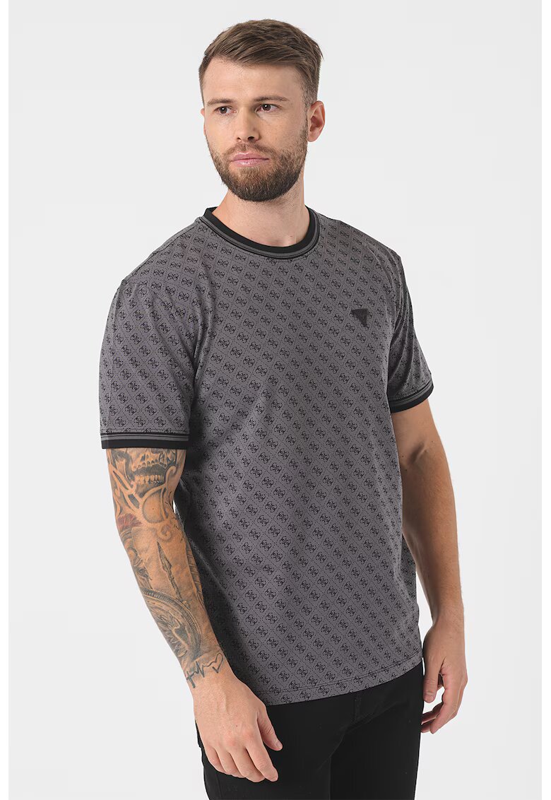 Guess Tricou cu monograma - pentru fitness