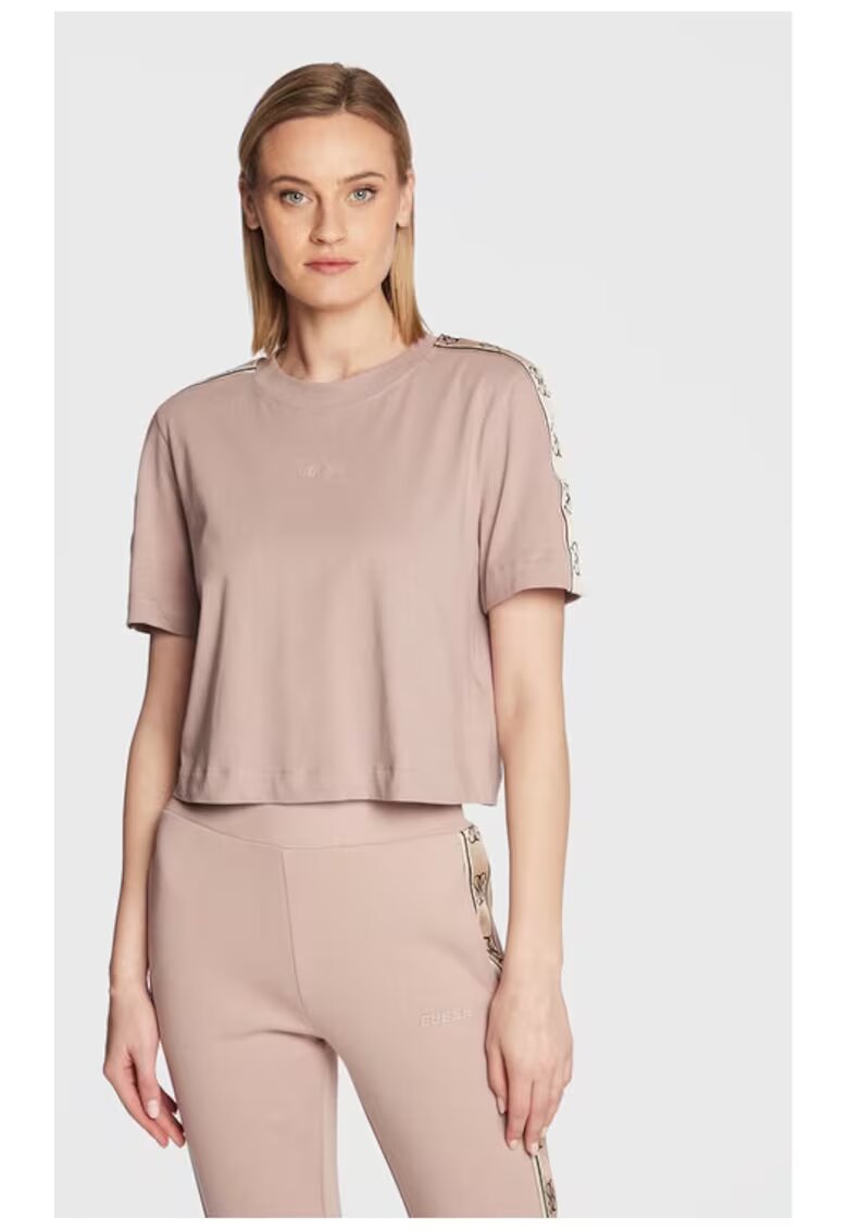 Guess Tricou dama - 094141 - Roz - Bumbac -