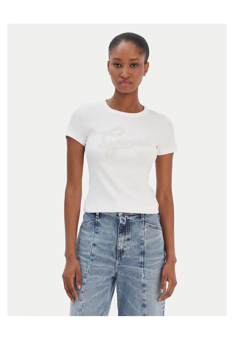 Guess Tricou dama - Alb