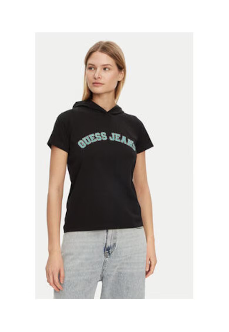 Guess Tricou dama cu gluga