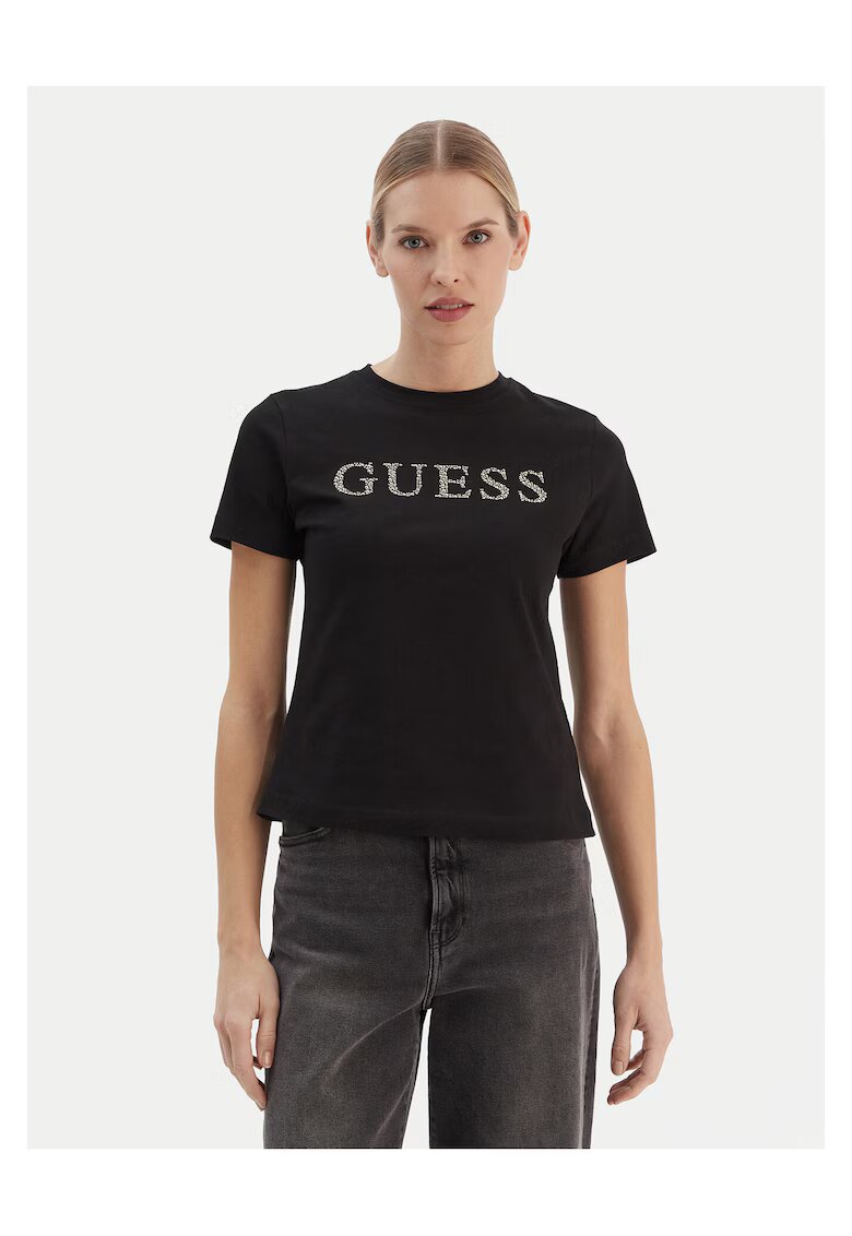 Guess Tricou dama - Negru