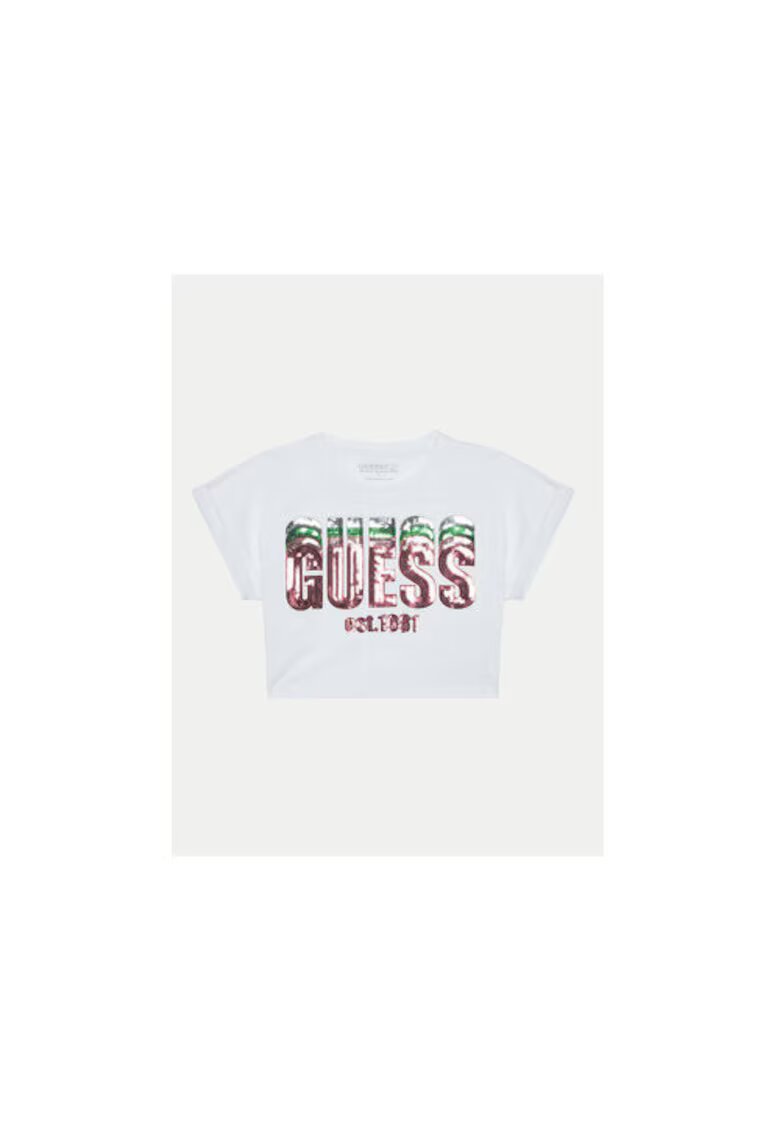 Guess Tricou din bumbac cu logo 00