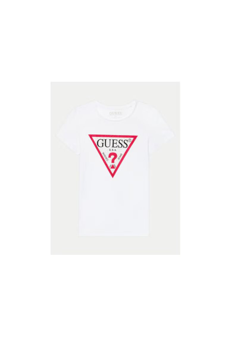 Guess Tricou Din Bumbac Cu Maneca Scurta