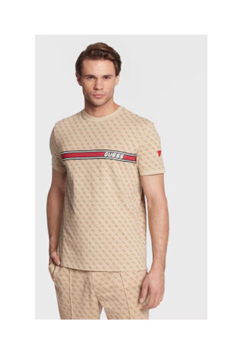 Guess Tricou imprimat cu model logo -