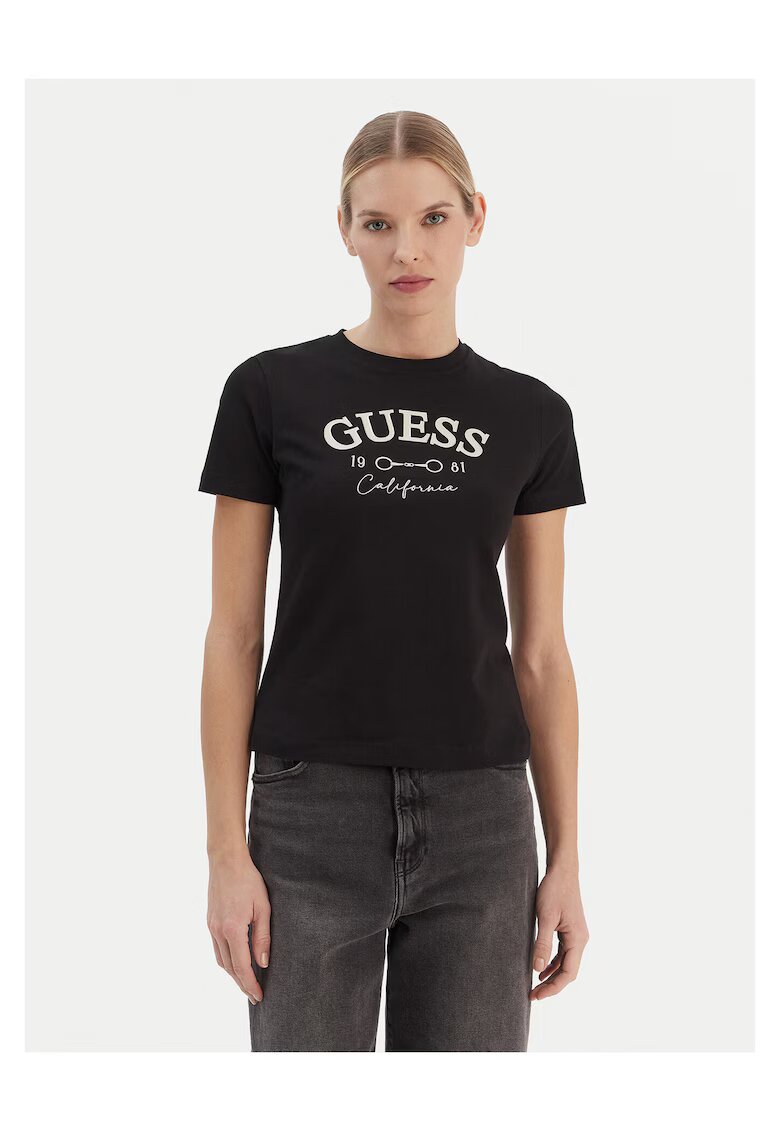 Guess Tricou - Negru