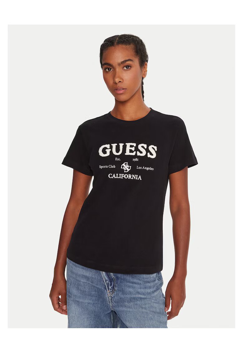 Guess Tricou - Negru - Pentru dama