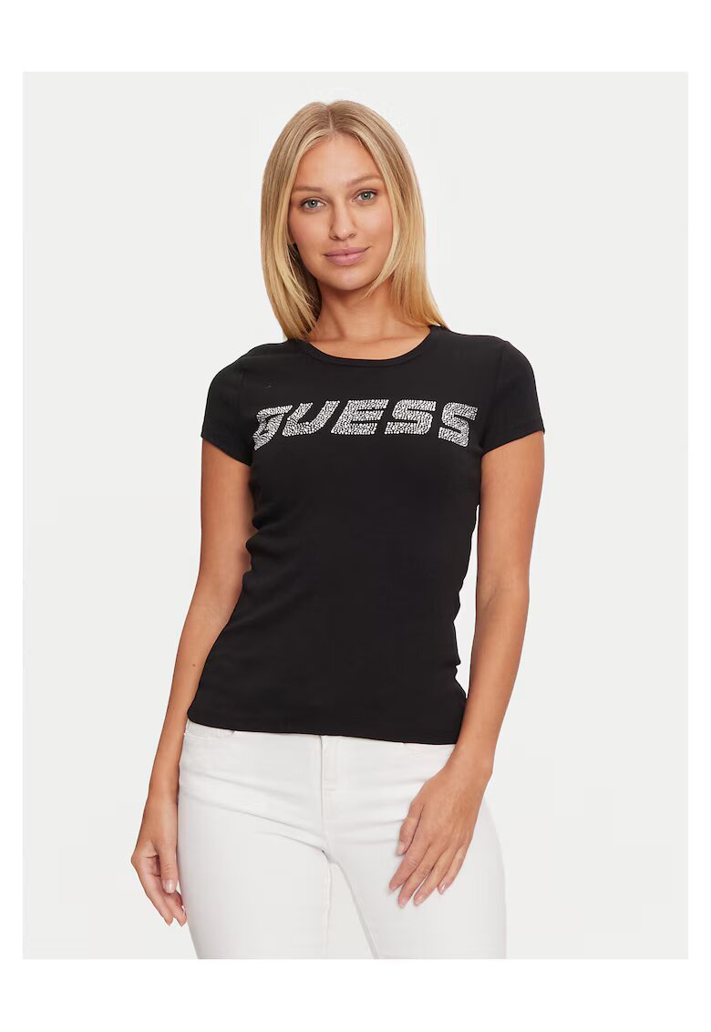 Guess Tricou pentru dama - Negru -