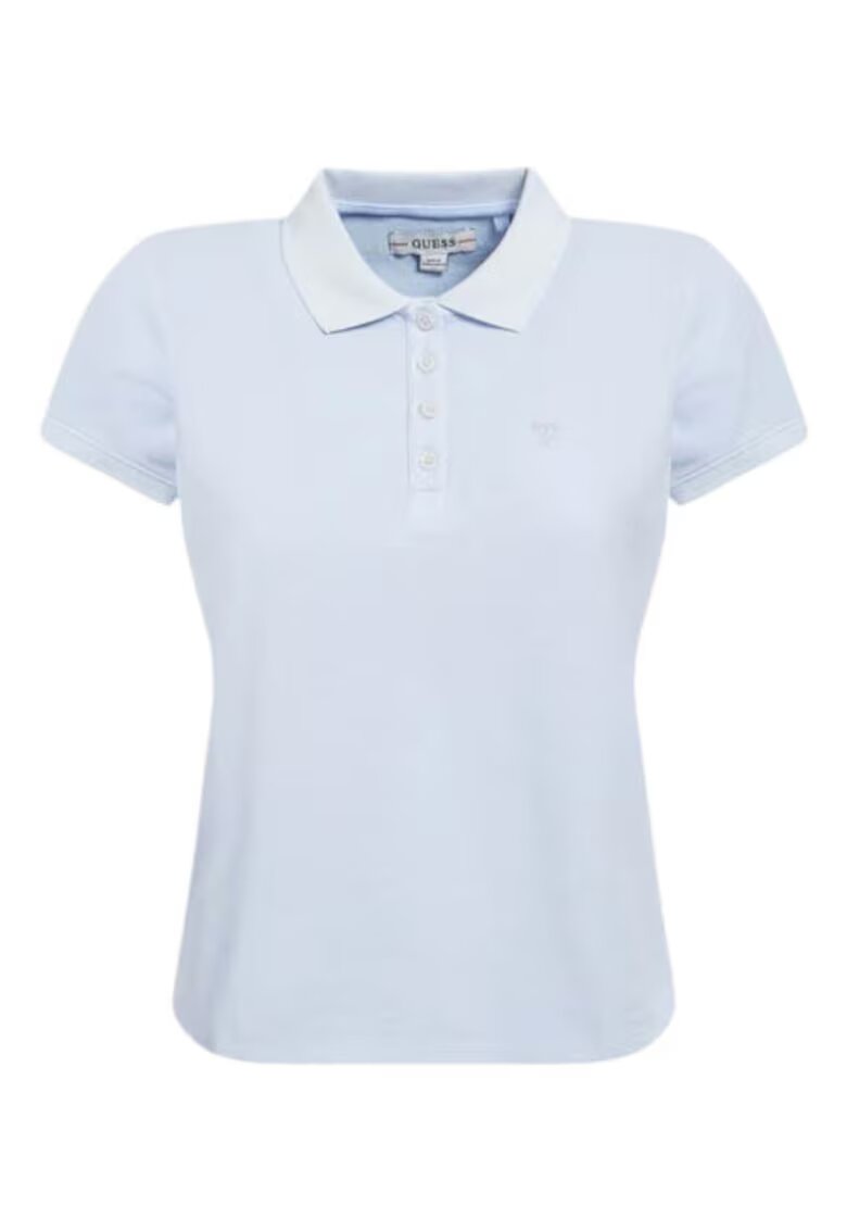 Guess Tricou polo dama Bumbac - Albastru -