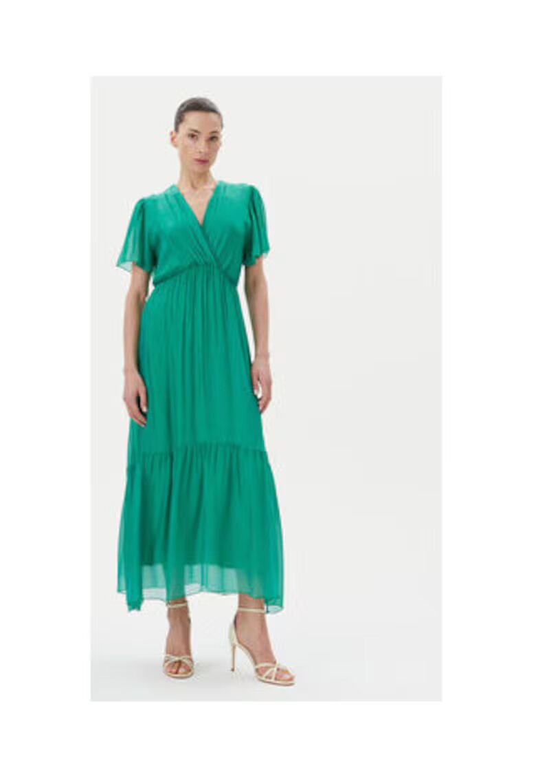 Haveone Rochie de vara - verde - 70% viscoza - 30% matase -