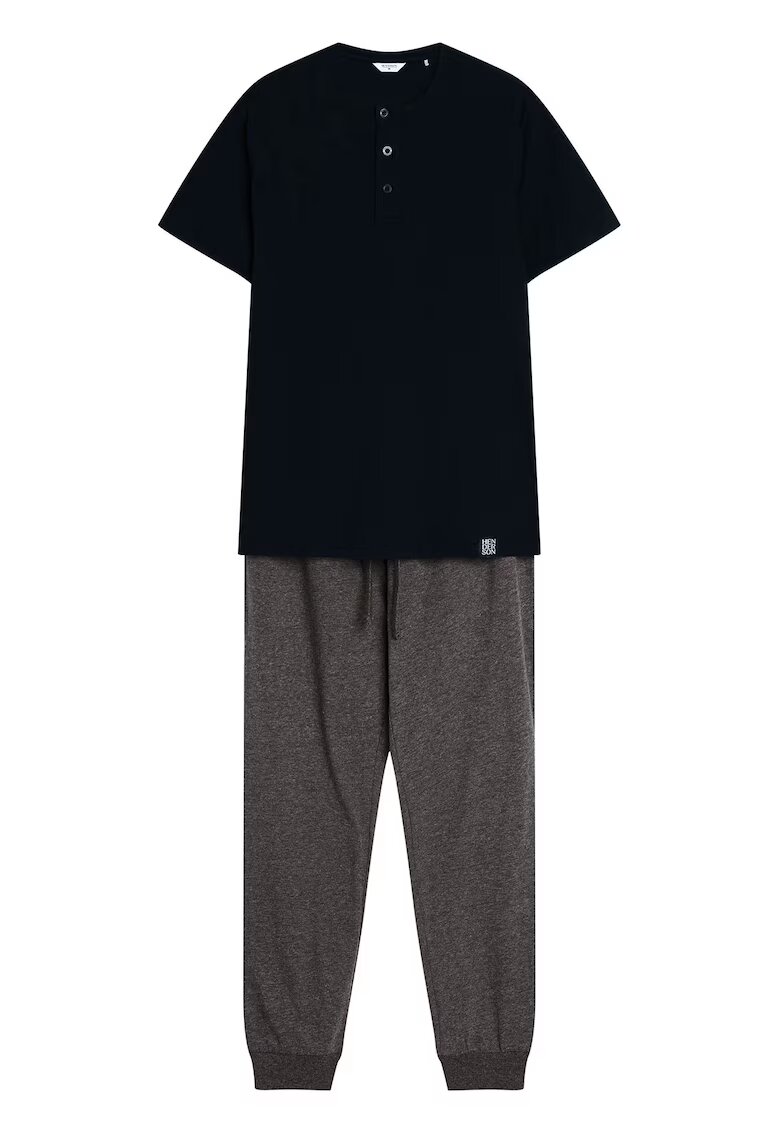 Henderson Pijama barbati Marc Negru - Negru