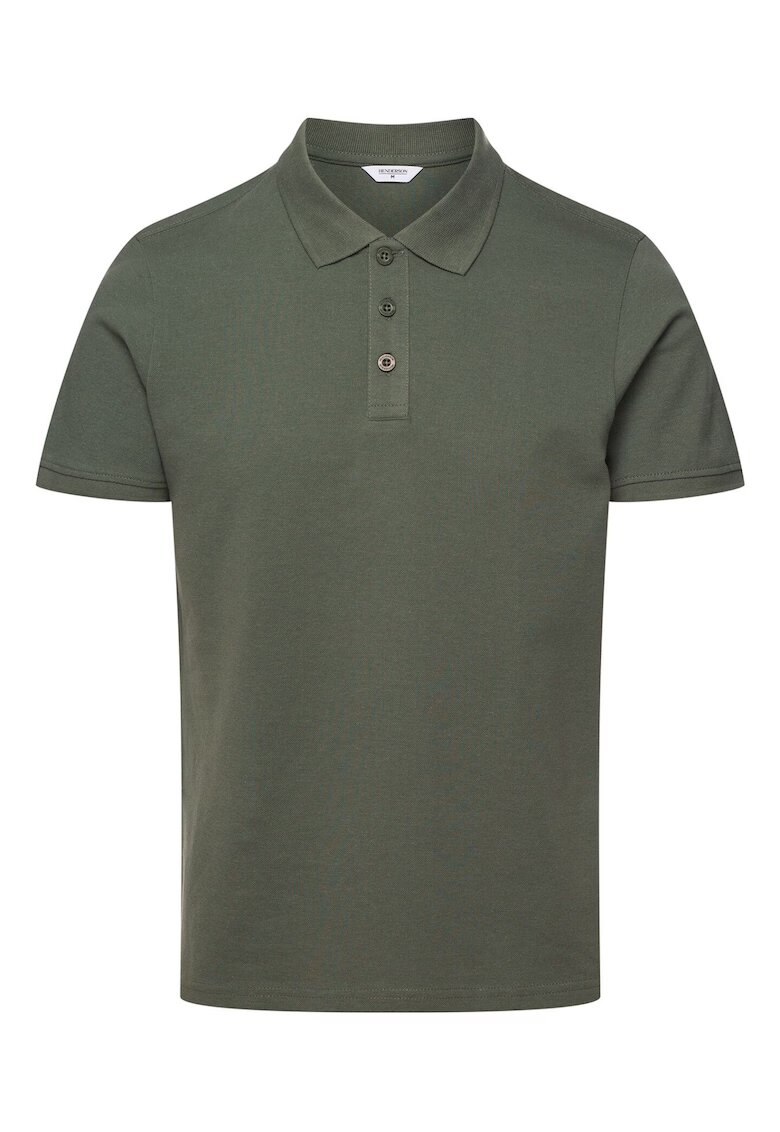 Henderson Tricou polo Mile Khaki - Verde