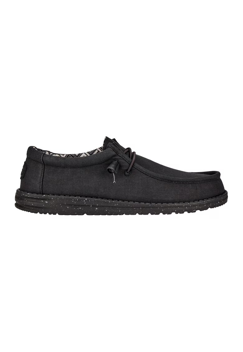 HEYDUDE Mocasini cu sireturi de ajustare Wally - Negru