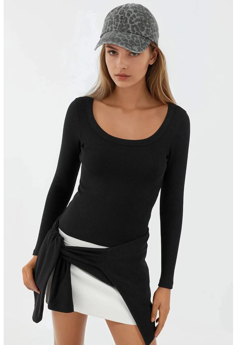 HiCCUP Bluza pentru dama - Jerseu - Negru
