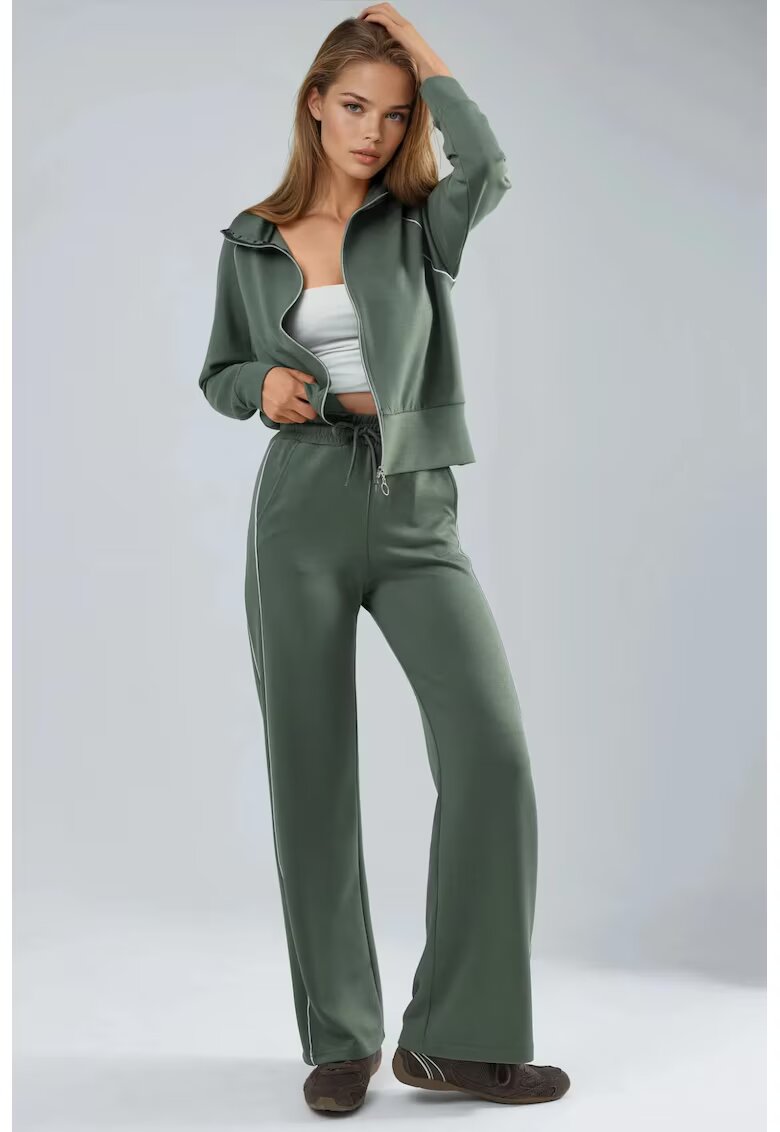 HiCCUP Compleu Doua Piese - Verde - Tricot
