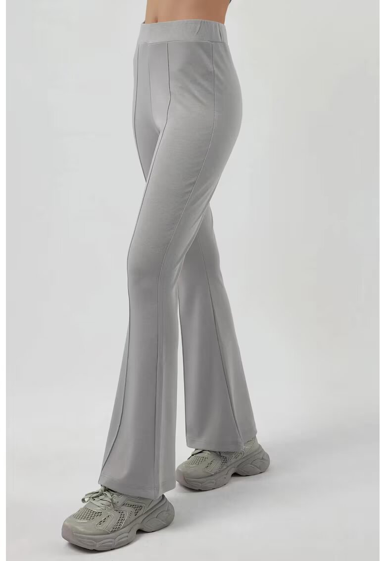 HiCCUP Pantaloni dama - evazati gri - Gri carbune