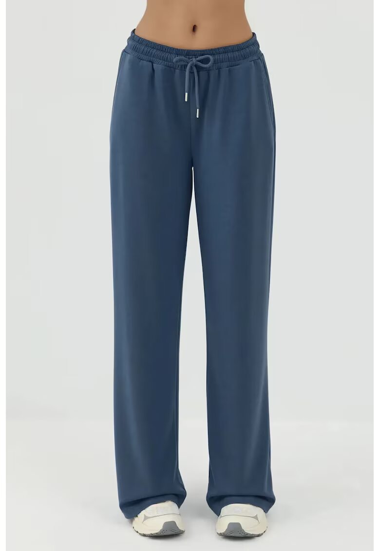 HiCCUP Pantaloni dama - Textil - Albastru inchis - Albastru