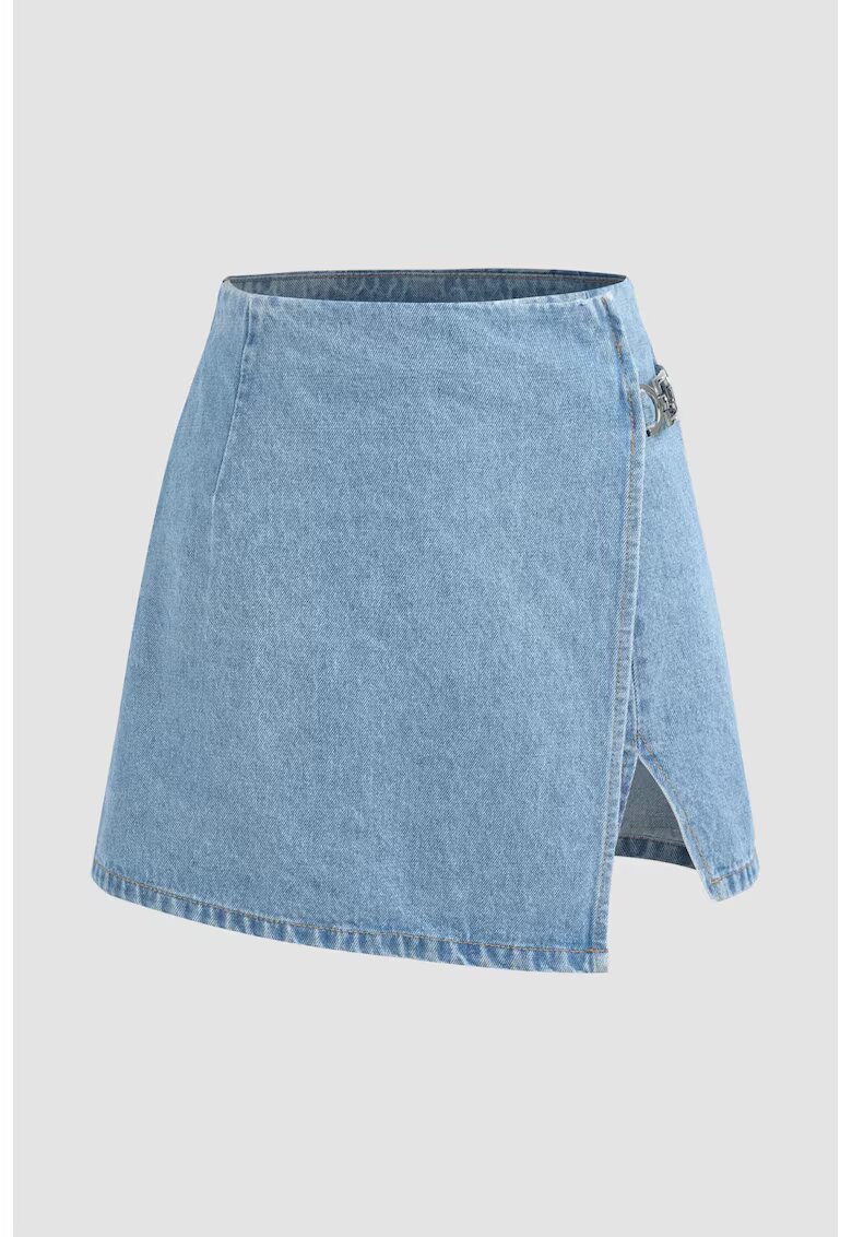 HiCCUP Pantaloni scurti denim - talie inalta