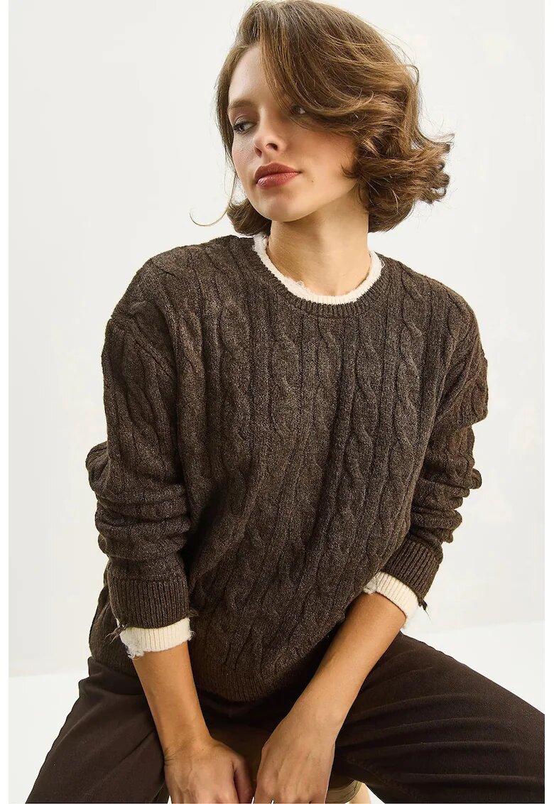 HiCCUP Pulovere dama - Maro - Tricot -