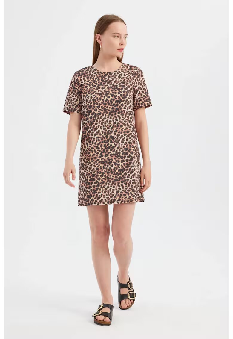 HiCCUP Rochie mini cu animal print