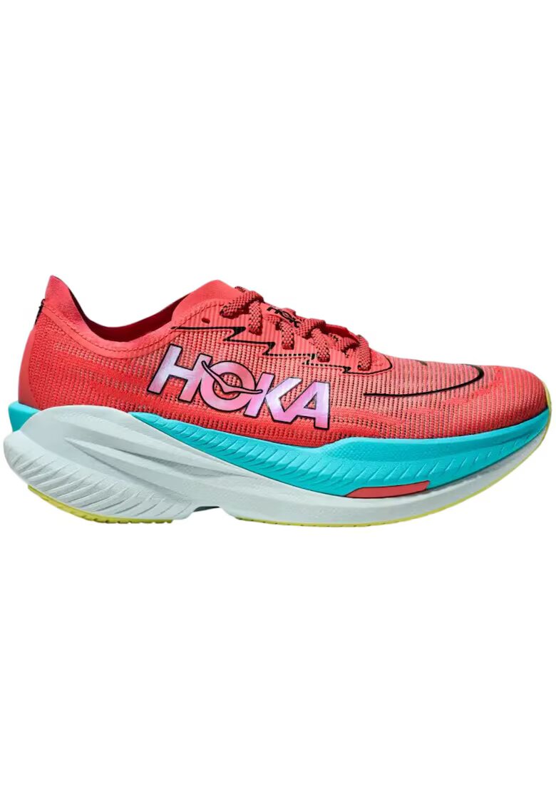 Hoka Pantofi alergare barbati Mach X 2 SS 2025 Corai/Alb - Coral