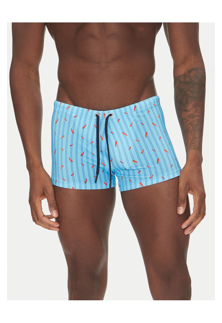 Hom Costum de baie albastru