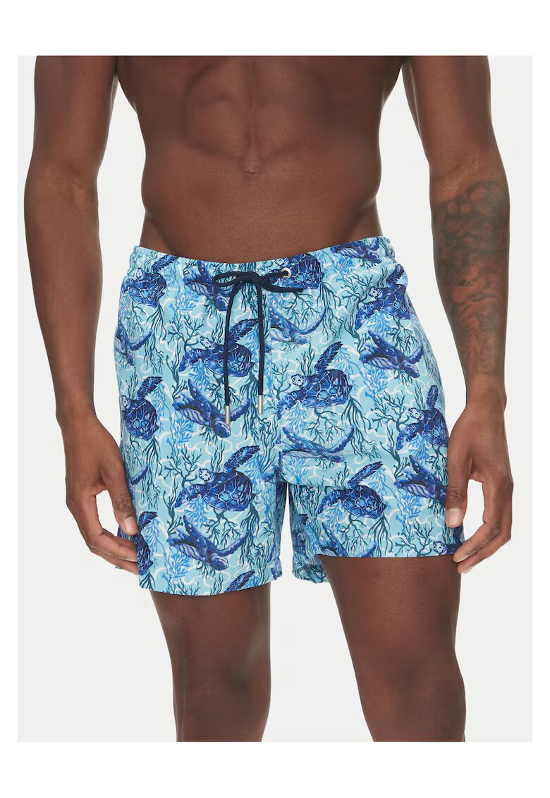 Hom Costum de baie barbati - albastru