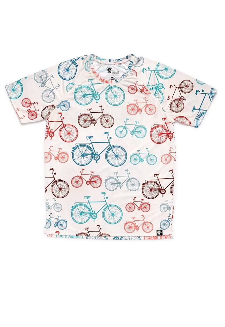 HOOPOE Tricou sport - poliester - ciclism - Dry Clim - alb -