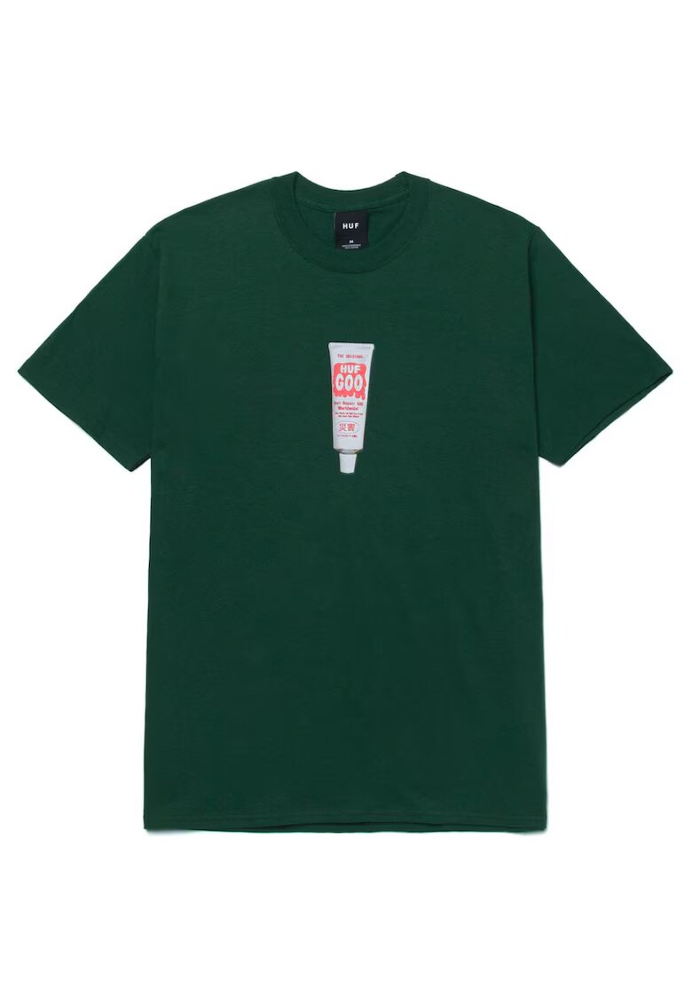 Huf Tricou cu detaliu logo Repair -