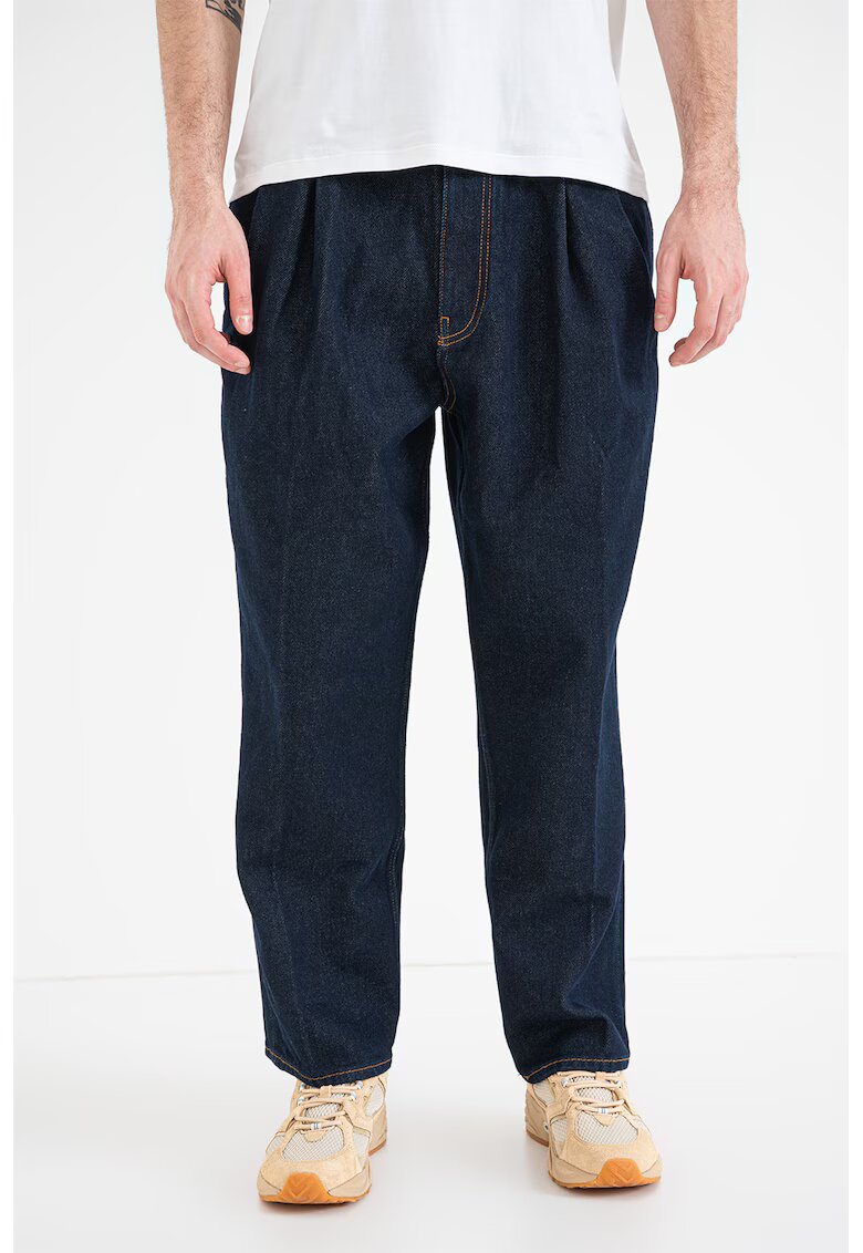 HUGO Blugi baggy cu croiala conica 245 - Albastru ultramarin