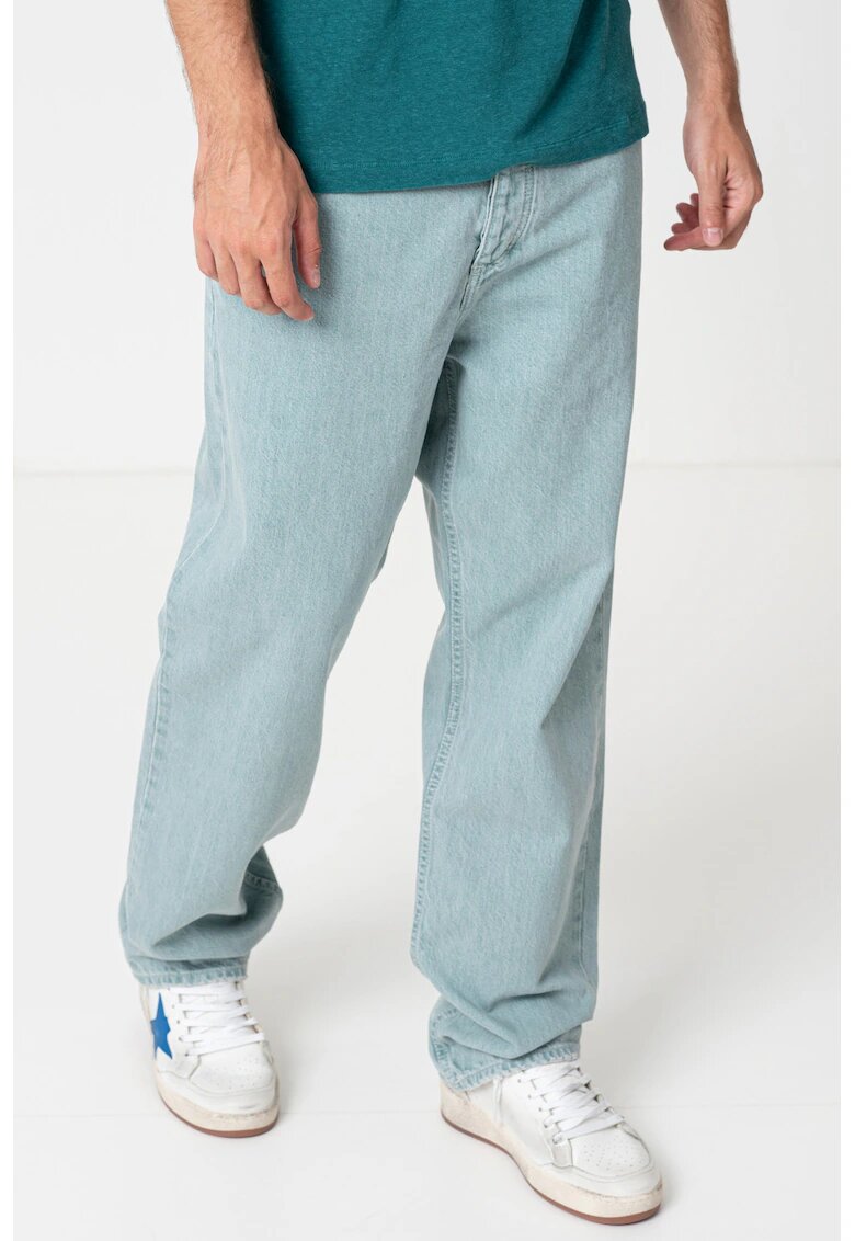 HUGO Blugi relaxed fit cu model cu 5 buzunare Nate - Albastru deschis