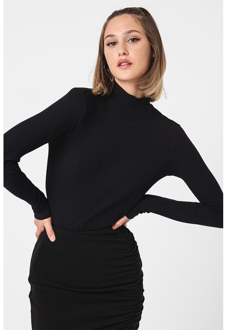 HUGO Bluza slim fit Driza - Negru