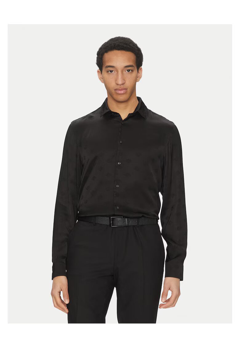 HUGO Camasa barbati culoare negru