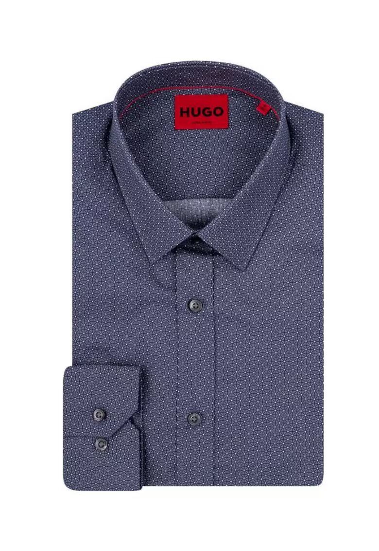 HUGO Camasa slim fit din bumbac Elisha -