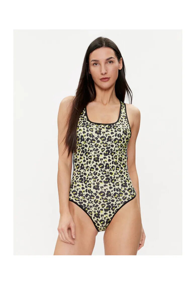 HUGO Costum de baie dama galben - negru -