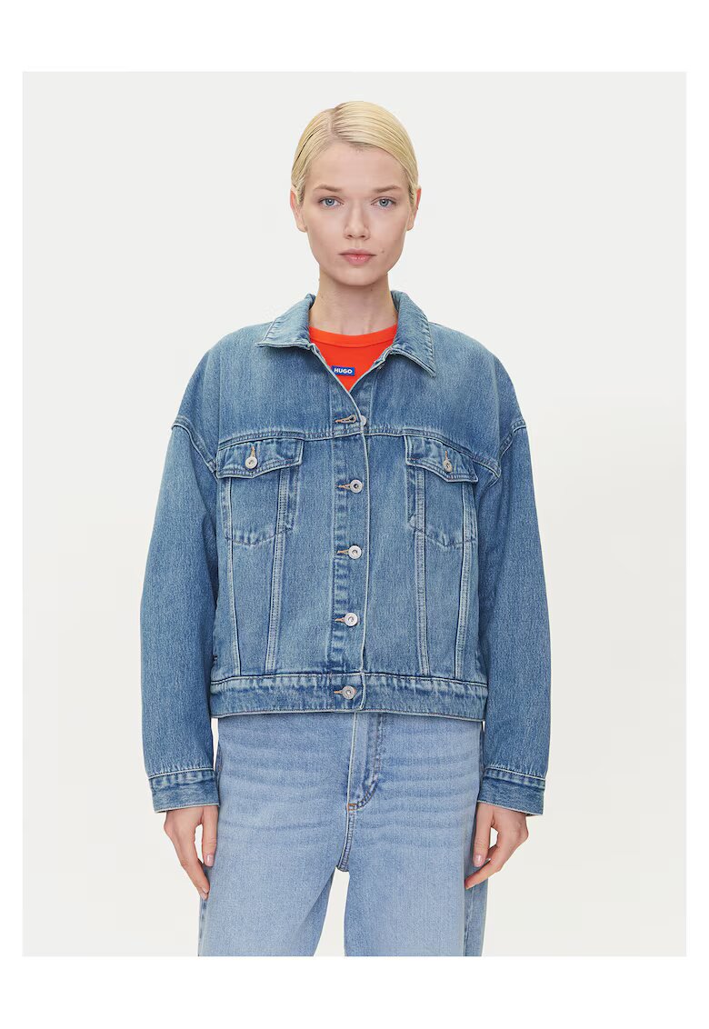 HUGO Geaca dama albastru - denim -