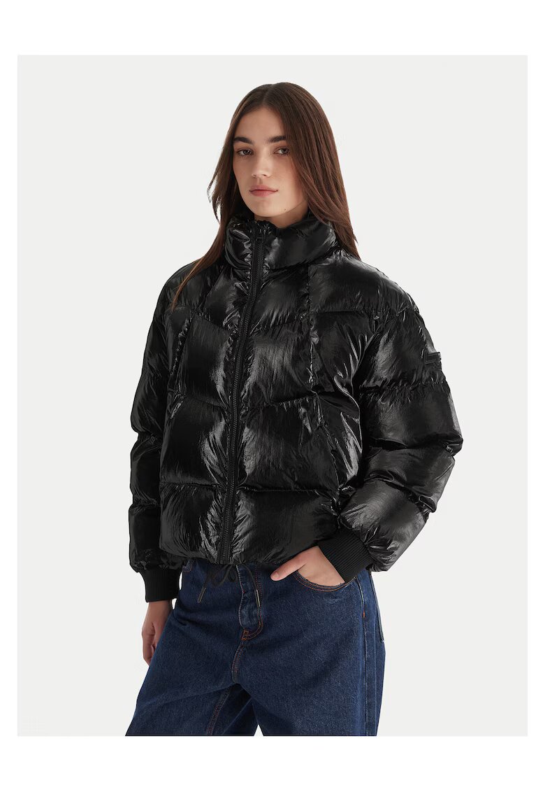 HUGO Geaca dama neagra - material calduros -