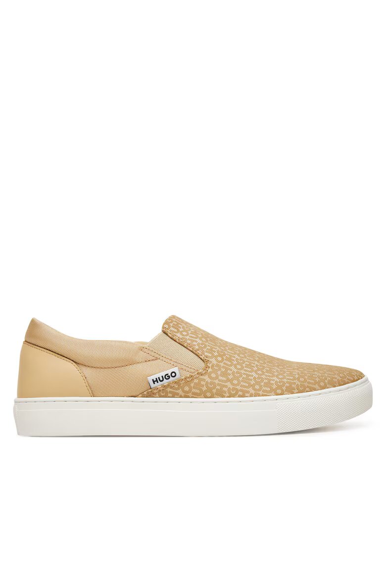 HUGO Mocasini barbati model 261 Morrie - bej - textil -