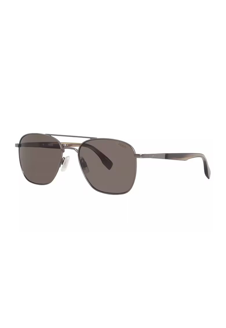 HUGO Ochelari de soare - aviator cu rama metalica - Argintiu