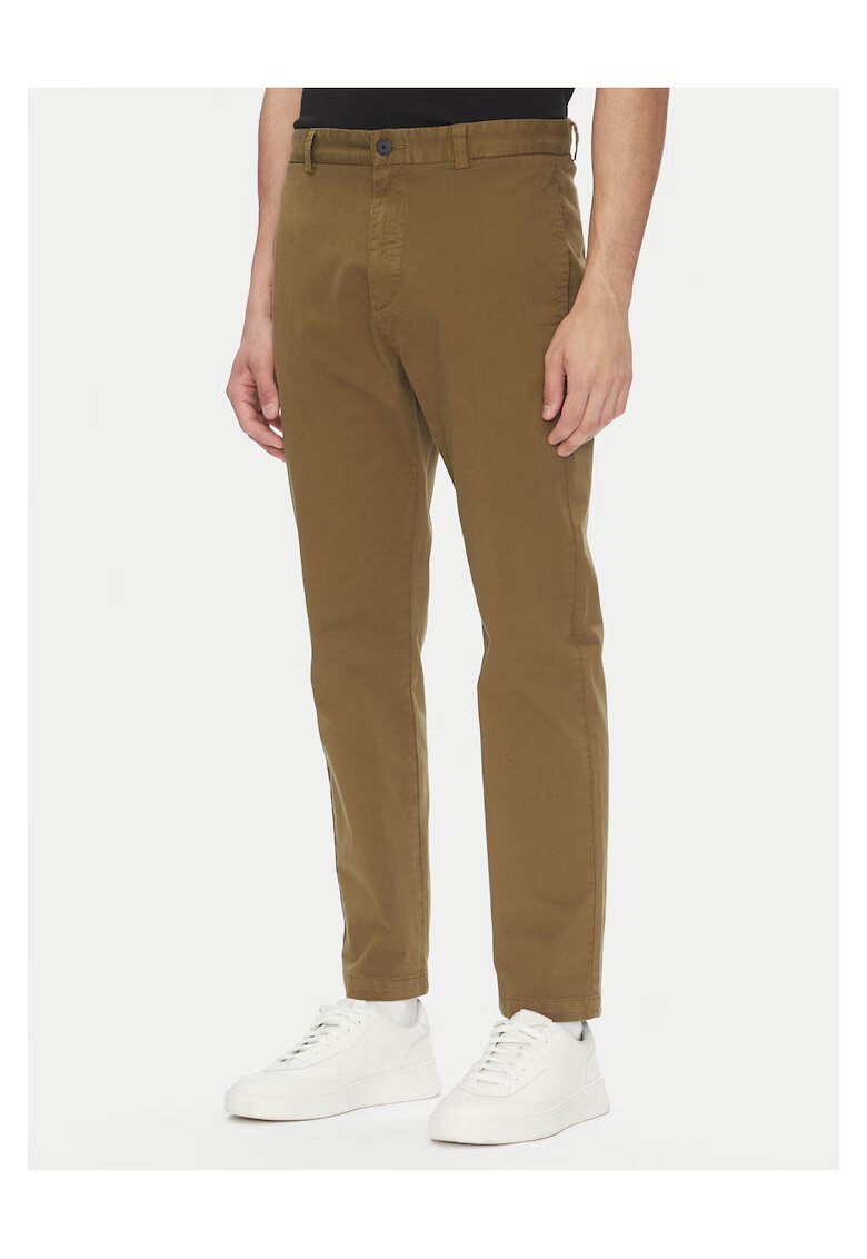 HUGO Pantaloni barbati verde - bumbac - Verde