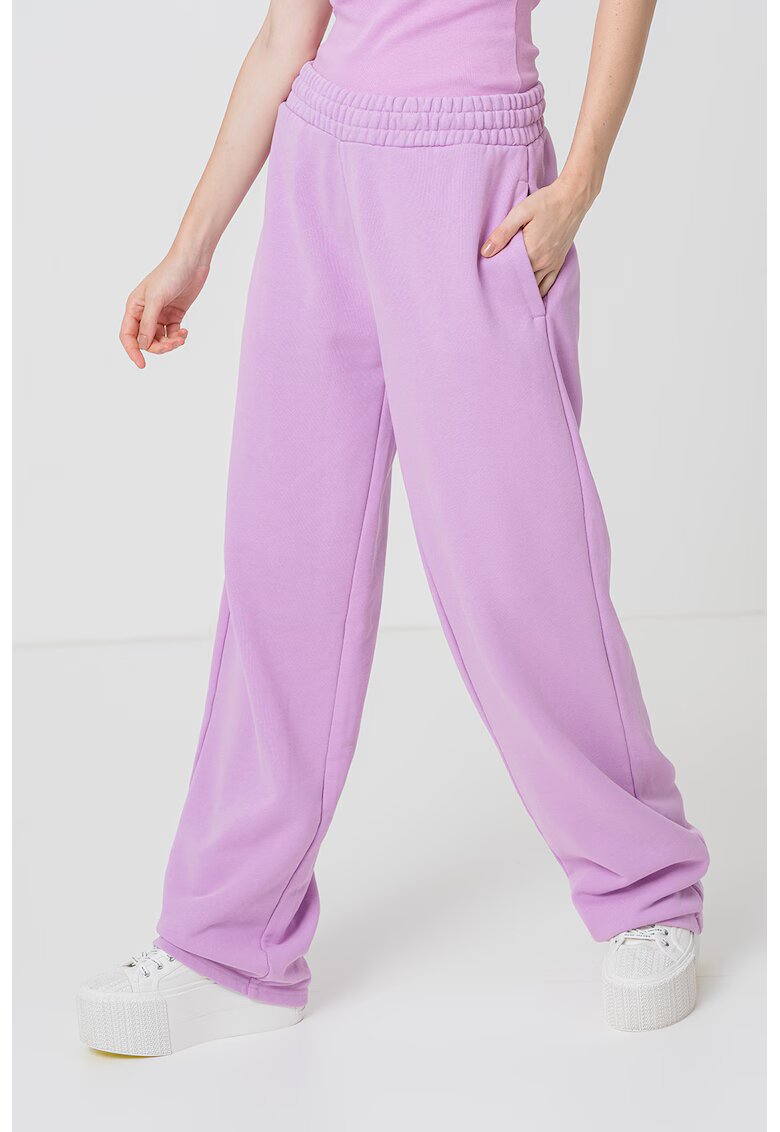 HUGO Pantaloni jogger relaxed fit - Lila