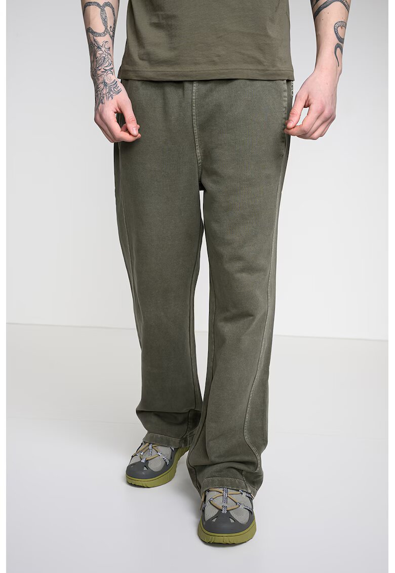 HUGO Pantaloni relaxed-fit cu buzunare - Kaki